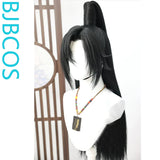 [Styled Wig]Ink burning ancient style young man ancient costume COS Lace Front Wig shaped wig set