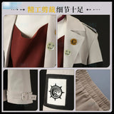 Gachiakuta‌ Enjin Coswear windbreaker fabric mold badge cosplay men's set