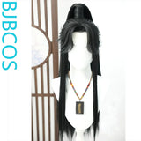 [Styled Wig]Lace Front Wig Mo Ran COS ancient style Hanfu male youth Lang versatile half tied ponytail wig