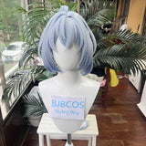 [Styled Wig]Zenless Zone Zero Lucia Elowen Cosplay Wig Long Blue Braids Hair Bun Synthetic Wigs For Women Girls Wig Cap