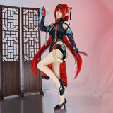 Wuthering Waves Yinlin Game Suit Elegant Cheongsam Dress Uniform Cosplay Costume Halloween Party Role Play Outfit Women