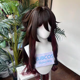 [Styled Wig]Honkai Star Rail Nihility Fugue SP Tingyun Cosplay Wig Long Brown Hair Halloween Carnival Party