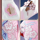 Evanescia Cosplay Costume Game Honkai Star Rail Lunar Blossoming New Skin Women White And Pink Skirt Full Set Halloween Party