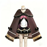 Ace Taffy Cosplay Costume Virtual YouTuber VTuber Japanese-style JK Uniform Cloak Skirt Woman Halloween Christmas Party Suit