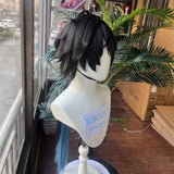 [Styled] HSR Dan Heng Permansor Terrae Cosplay Wig 85cm Black Blue Wig Heat Resistant Synthetic Wigs for Halloween Carnival Part