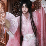 Zhen Huamian‌ Antique Design Cosplay  Halloween Costume Film And Ancient Costume Versatile Pink Color