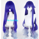[Styled Wig]‌‌Lucilla‌ Cosplay Wig Game Wuthering Waves Woman Long 100CM Blue Gradient Heat Resistant Fiber Hair Halloween Party