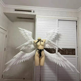 Seraphim‌ Six Wings Cosplay Costume Angels And Demons Wings Prop Voltaction Halloween Christmas Decoration Party Angel Wings