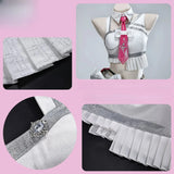 Denia Cosplay Costume Game Wuthering Waves Anime Denia Birthday White Dress Full Set Halloween Cosplays Game Dress Female S-2XL