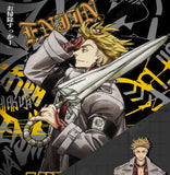 Gachiakuta‌ Enjin Coswear windbreaker fabric mold badge cosplay men's set