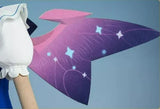 Roco Kingdom Freya Cosplay Costume Blue White Dress With Purple Wing Halloween Carnival Party Christmas Play Role Clothes