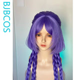 [Styled Wig]Yunara Cosplay Wig Game Anime Woman Light Purple Braids 60CM Hair For Party Role Play Halloween Party Wigs