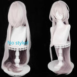 [Styled] Acheron Ultimate Form Cosplay Wig 118cm Long Mix Grey Hair Honkai Star Rail Heat Resistant Synthetic Hair