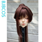[Styled Wig]Marciana Cosplay Wig Game GODDESS OF VICTORY: NIKKE Women 90CM Ponytail Brown Wig Hair Carnival Party Role Play