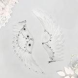 Versatile Wings Cosplay Game Anime Black White Wings Costume Head Prop Halloween Christmas Decoration Party Angel Wings