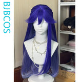 [Styled Wig]‌‌Lucilla‌ Cosplay Wig Game Wuthering Waves Woman Long 100CM Blue Gradient Heat Resistant Fiber Hair Halloween Party