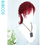 [Styled Wig]Wolf Cut Mullet Cosplay Lace Front Wig Anime Short Red Hair Versatile Style Fluffy Anime Game Halloween Party Wig