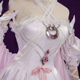 Columbina Game Cosplay Costume Genshin Impact 【XXS-2XL】Fes Cosplay Women Costume Halloween White Princess Dress Plus Size
