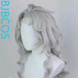 [Styled Wig]I dentity V Joseph, the lord of the undead, silver white Lace Front Wig curly hair COS wig cover