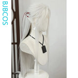 [Styled Wig]Where Winds Meet Cosplay Full Lace Wig Women Man Long White Ancient Hair Halloween Party Synthetic Cosplay Wig