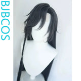[Styled Wig]Ashes of the Kingdom‌ Blue black Lace Front Wig COS Fu Rong emits hibiscus wig set