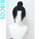 [Styled Wig]Ashes of the Kingdom‌ Shiyi Princess Black Lace Front Wig Short Hair Imitation Full Tie High Ponytail COS Wig Set