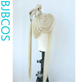 [Styled Wig]Ashes of the Kingdom‌ Lace Front Wig Light Gold COS Zhang Zhongjing Wig Set, Ancient Style