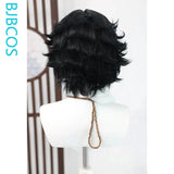 [Styled Wig]Joseph Desaulniers‌ Cosplay Patch Wig Game I Dentity V Women Man Short Black And White Curly Hair Halloween Party