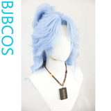 [Styled Wig]Additional Inheritance‌ Wen Xiaohui Lace Front Wig sky blue wolf tail NPC universal styling wig cover
