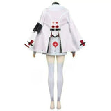 【In Stock】Oneiroi Cosplay Costume Game Neverness To Everness White And Red Dress  Uniform Hallowen Performance Anime Clothes