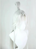 [Styled Wig]Ashes of the Kingdom‌ Silver white Lace Front Wig COS straight hair repair wig cover