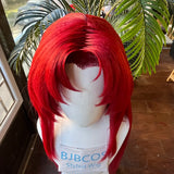 [Styled Wig]Gebura Cosplay Wig Game LC Women Long Style Red Hair Anime For Halloween Party Heat Resistant Synthetic Wigs
