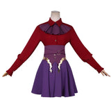 【In Stock】Ishtar Cosplay Costume Anime Fate/strange Fake Women Red And Purple Dress Carnival Halloween Party Role Play Suits