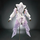 Remielle Dan Cosplay Costume Game Zenless Zone Zero ZZZ Women White And Purple Dress Cosplay Halloween Party Role Play S-XL