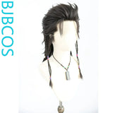 [Styled Wig]Front lace three-pointed ancient Hanfu exotic cosplay wig NPC universal youth hairpiece