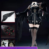 Ramiel Cosplay Costume Zenless Zone Zero ZZZ Black Dress Outfit Remielle Dan Uniform Halloween Carnival Party For Women Props