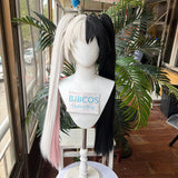 [Styled Wig]Sparxie Boss Version Cosplay Wig Game Honkai: Star Rail HSR Women Twin Tails Black White Hair Halloween Party Wig