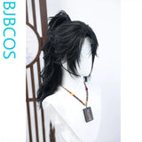 [Styled Wig]WHERE WINDS MEET young master Wolf Tail Lace Front Wig COS Hairy Girl Style Wig Set