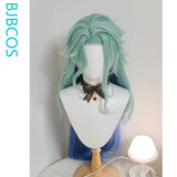 [Styled Wig]Il Dottore Cosplay Wig Game Genshin Impact Men The Doctor Mixed Blue Long Hair For Party Role Play Halloween Wigs