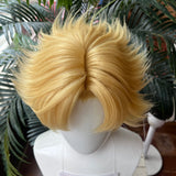 [Styled Wig]Norton Campbell Cosplay Wig Game I dentity V Norton Campbell Short Dark Blonde Styled Wig Heat Resistant Halloween