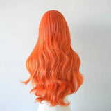 Women Princess Wig Koriand'r Anime Women Long Front Lace Curls Hair Girlhood  Halloween Dream Princess Cosplay