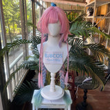 [Styled Wig]Cyrene Cosplay Wig Game Honkai Star Rail HSR Casual Streetwear Woman Long Mixed Pink Braided Hair For Halloween Wig