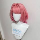 [Styled Wig] Short Pink Cosplay Wig Zenless Zone Zero Remielle Dan Ramiel Style Heat Resistant Hair For Halloween Carnival Role