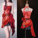 Rafayel Sylus MC Cosplay Costume Game Love and Deepspace【S-3XL】Women Red Dress Swimsuit Sylus Cosplay Plus Size
