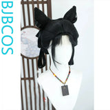 [Styled Wig]WHERE WINDS MEET Pear Garden Lace Front Wig COS Corn Beard Hairy Mother Handmade Style Wig Set