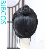 [Styled Wig]Ancient costume wig, Wang Ye COS long hairstyle, paired with Hanfu Lace Front Wig three pointed lace hair cover