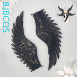Versatile Wings Cosplay Game Anime Black White Wings Costume Head Prop Halloween Christmas Decoration Party Angel Wings