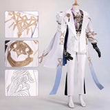 Brant Cosplay Costume Game ‌Wuthering Waves Concert Exclusive White Formal Uniform Outfit Hallowen Party Play Role Uniform S-3XL