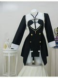 Frieren Cosplay Costume Anime Frieren: Beyond Journey's End Dress【S-3XL】Size Black And White Halloween Party Outfit Women Girls