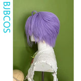 [Styled Wig]Julius Juukulius Cosplay Wig Anime Re:Zero Women Man Short Purple 35CM Hair For Halloween Comicon Party Adult Wig